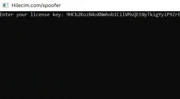 Spoofer Terminal