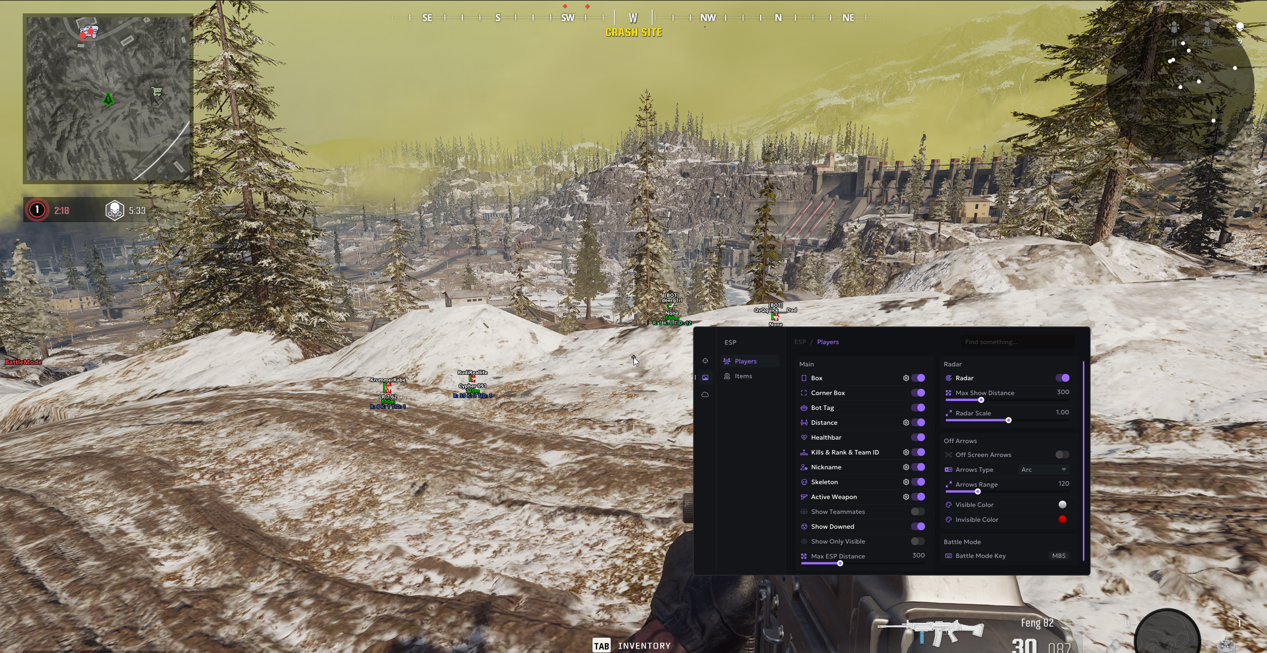 Black Ops 7 ESP - Düşman Konumu Gösterimi