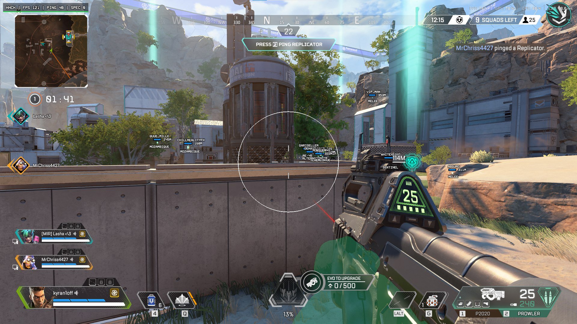 Apex Legends Hile Arayüzü